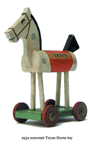 1932 Tryon Horse wooden toy